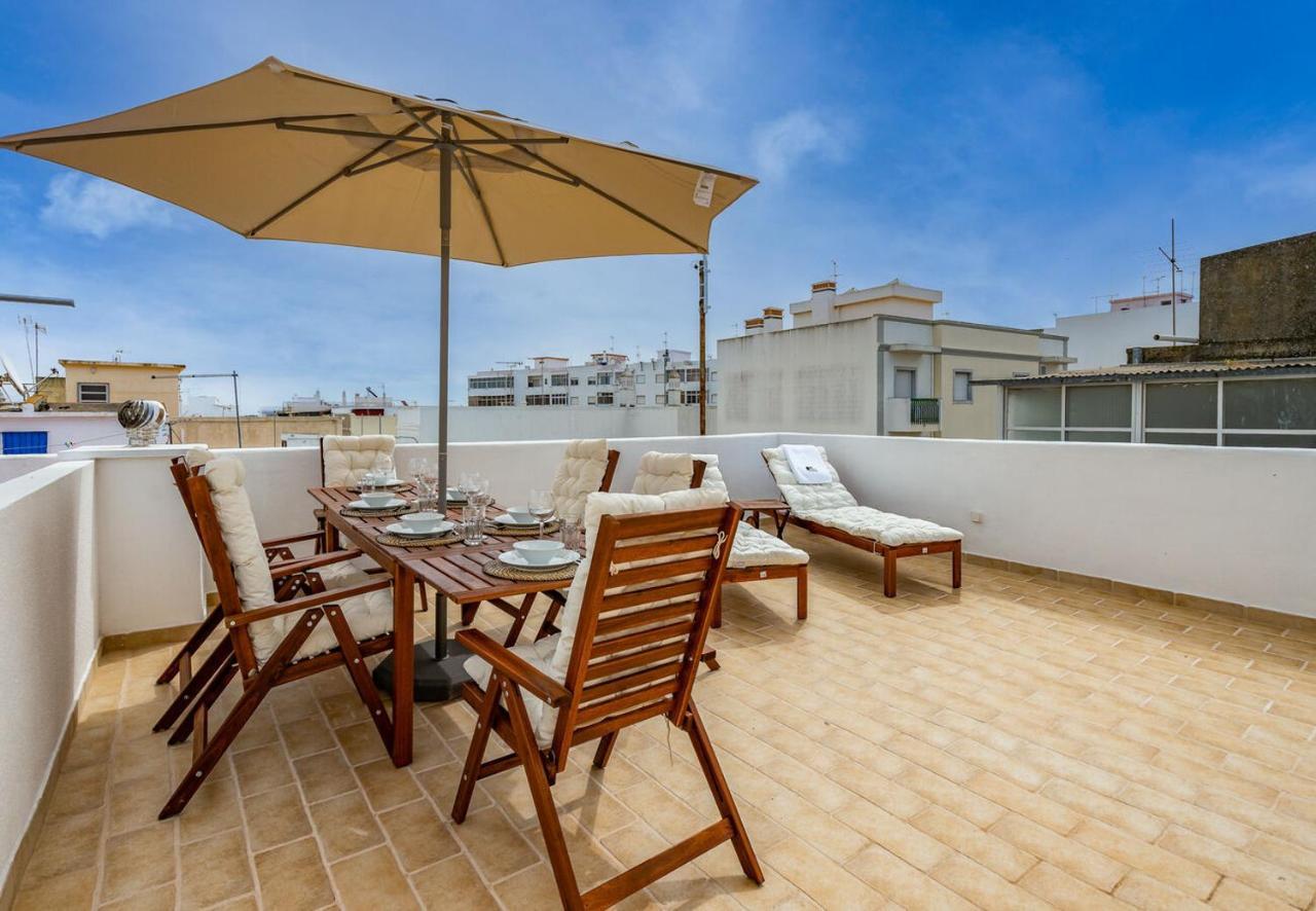 Tia Anica House I - Apartment With Terrace In Central Fuseta Beach Village Exteriör bild