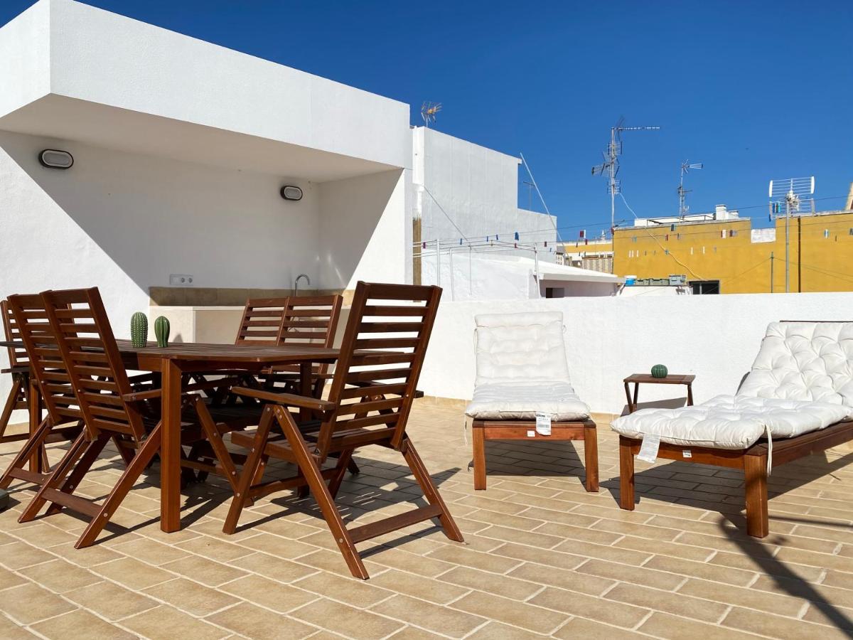 Tia Anica House I - Apartment With Terrace In Central Fuseta Beach Village Exteriör bild