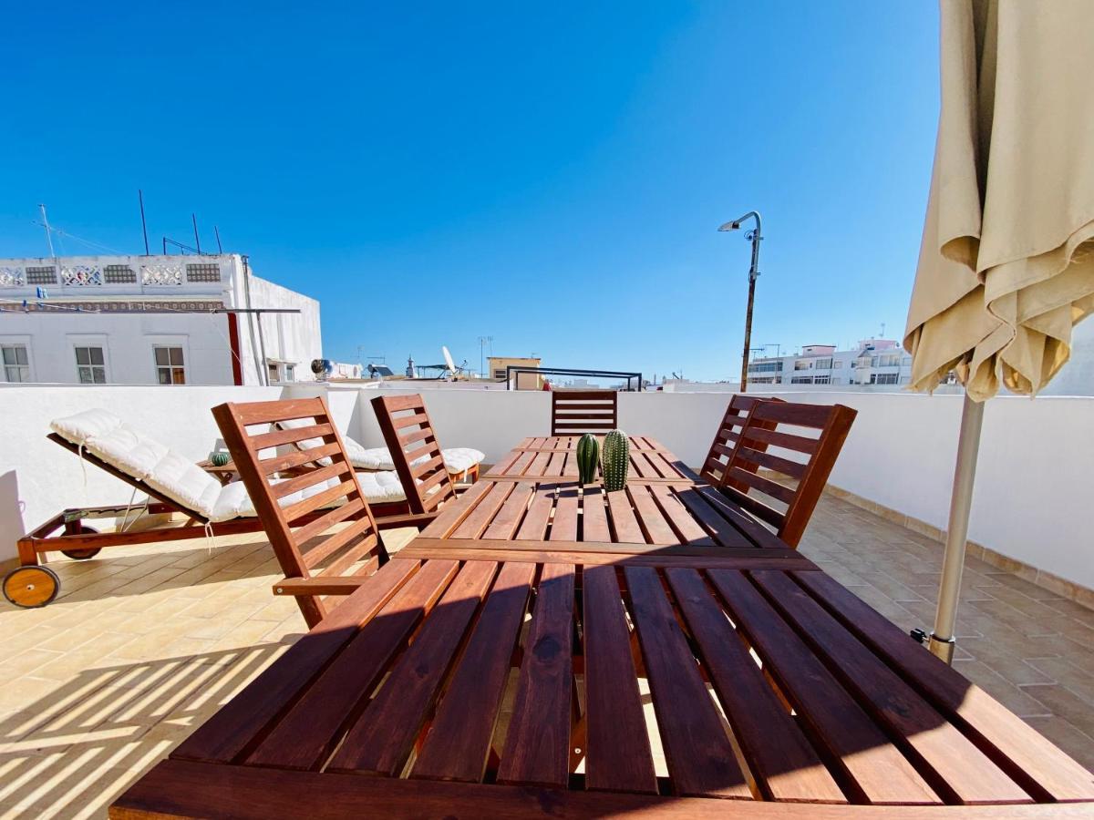Tia Anica House I - Apartment With Terrace In Central Fuseta Beach Village Exteriör bild